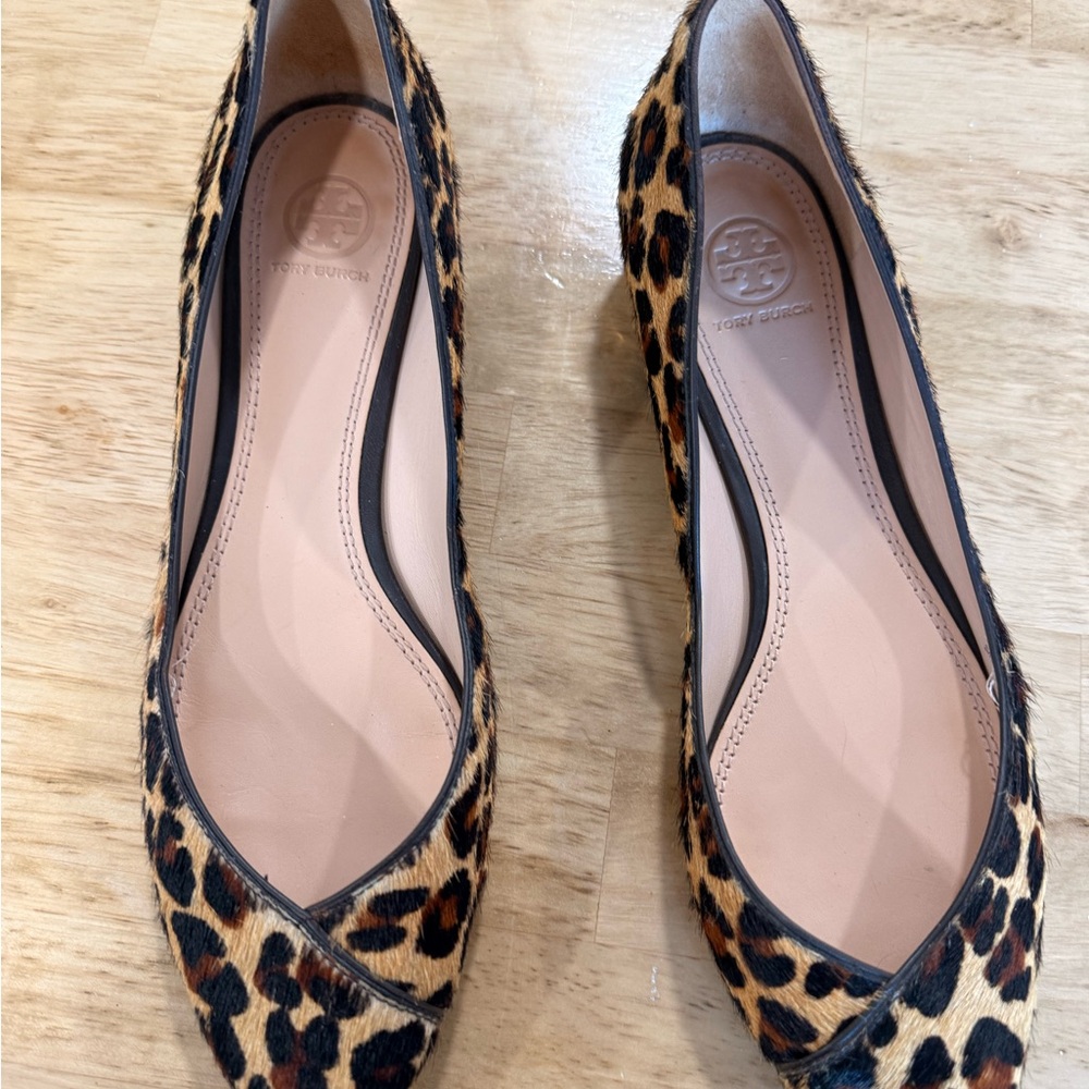 Tory Burch Animal Print Loafers